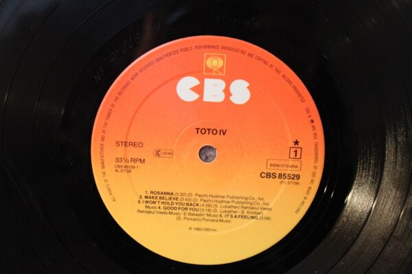 Toto – Toto IV Winyl LP Hollandia 1982 r