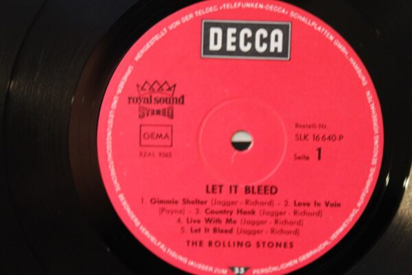 Rolling Stones – Let It Bleed Winyl LP Niemcy 1969 r