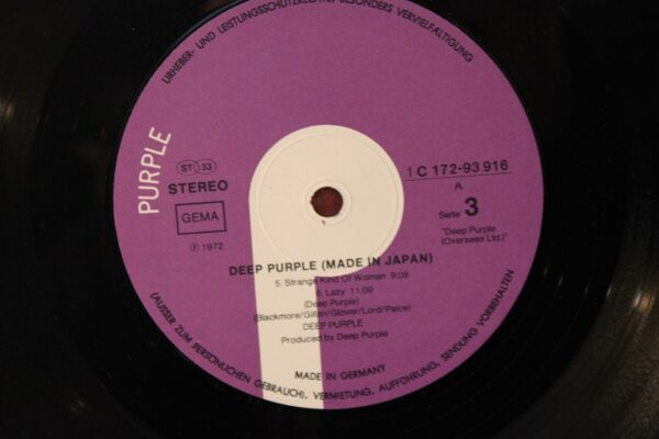 Deep Purple – Made In Japan  Winyl LP Niemcy 1972 r