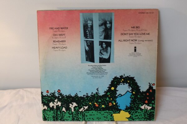 Free – Fire And Water Winyl LP Niemcy 1970 r