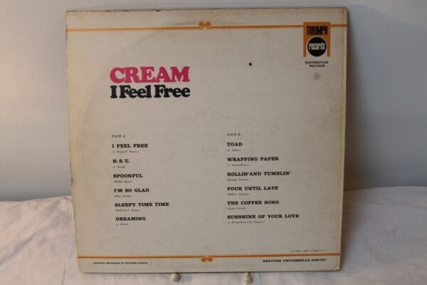 Cream (2) – I Feel Free Winyl LP Francja 1971 r