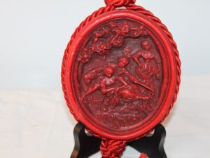 UNIKAT Obraz Płaskorzeźba z wosku F.Boucher 1755 r
