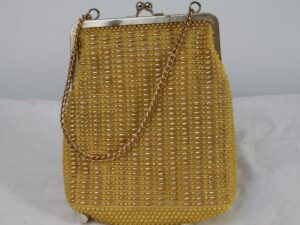 Torebka  Żółta Lata 60. LaRegale Glitz Vintage