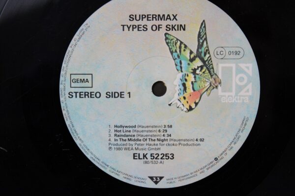 Supermax – Types Of Skin Winyl LP Niemcy 1980 r