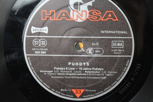 Puhdys – Puhdys 6 Live  2 x Winyl Niemcy 1979 r