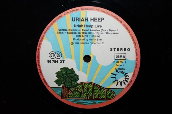 Uriah Heep – Uriah Heep Live  2 x Winyl Niemcy 1973 r