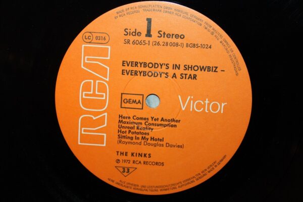 The Kinks – Everybody’s In Show-Biz – Everybody’s A Star 2 x Winyl LP Niemcy 1972 r