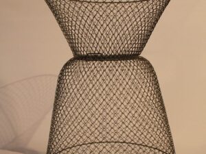 SADZYK SIATKA METALOWA NA RYBY INOX MADE IN FRANCE VINTAGE