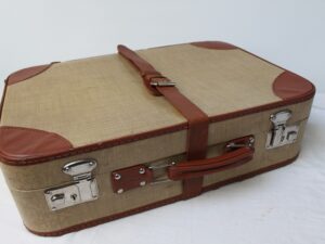 Stara walizka z paskiem Vintage  Niemcy