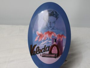 Kolekcjonerska puszka chlebak Veleda z DDR Vintage