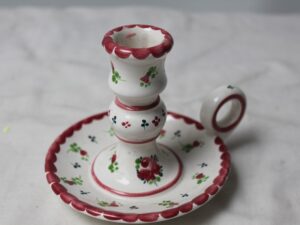ŚWIECZNIK LICHTARZ porcelana GMUNDNER Austria