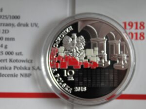 Moneta 10 zł My Polacy dumni i wolni 1918 - 2018 r