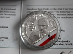 Moneta 10 zł Żołnierze Niezłomni „Zapora” z 2018 r